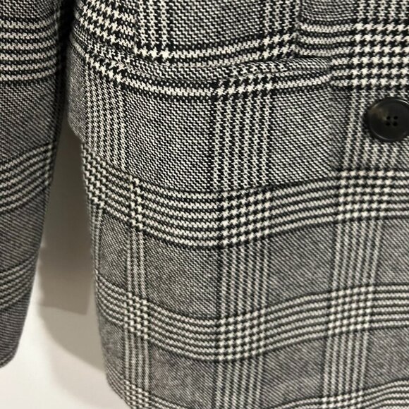 Weekend Max Mara Black and White Double-Breasted Blazer Size M - Picture 3 of 8